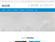 Tablet Screenshot of econt.com.br